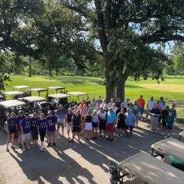 Group of golfers