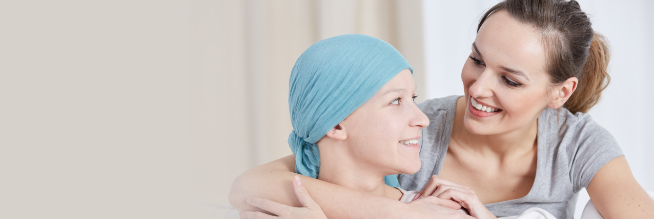 Cancer patient and caregiver
